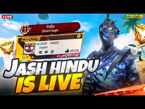 JASH IS BACK☠️ BR RANK PUSH TO TOP 1 🗿🍷 #foryou #tondegamer #jashhindu