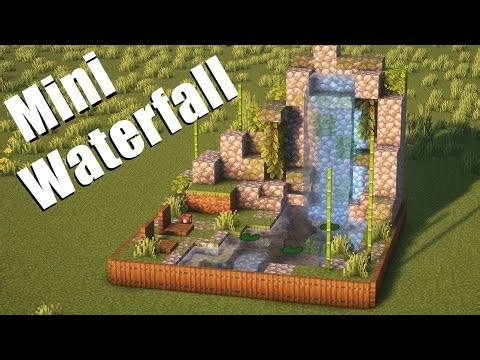 Mini Waterfall in Minecraft: Tutorial!