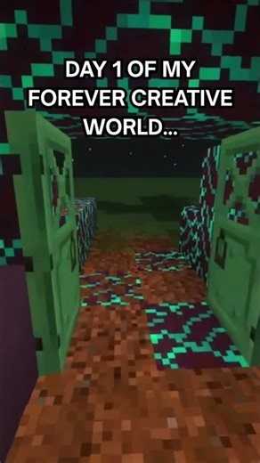 Day 1 of My Forever Creative World #builder #building #buildingworld #creative