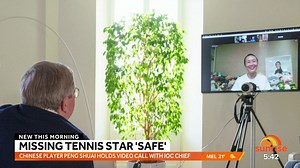 Chinese tennis star Peng Shuai has video called the International Olympic Committee president and told him she is safe and well. It comes amid concern for the 35-year-old after she disappeared for almost three weeks. More on this story: https://7news.link/3kSpobe | Sunrise