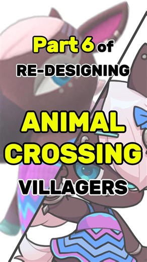 Animal Crossing villagers re-designed ✨❤️~ Part 6