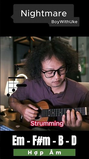BoyWithUke - Nightmare How to play with Ukulele #ukuleletutorial #tutorial