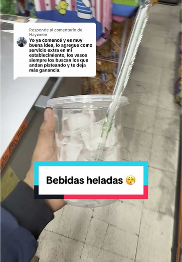 Innovadora forma de servir bebidas en minisuper