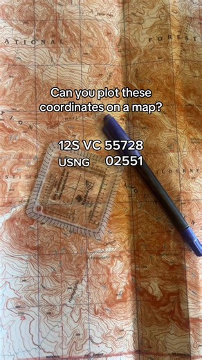 How to plot coordinates on a map. 🗺️📍 #landnav #landnavigation #map #emergencypreparedness