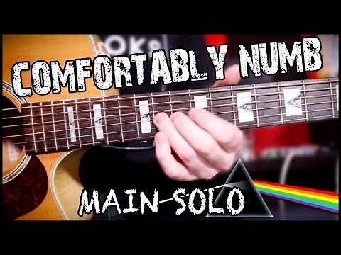 Comfortably Numb Solo by Pink Floyd | Acoustic Cover & Lesson