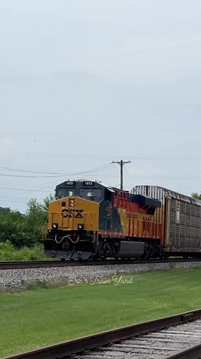 6.1K views · 401 reactions | Have to see this beautiful CSX Chessie System engine arrive. He starts to prepare the train for a crew switch. #reels #trainspotting #amazing | Eric’s Train Yard | Facebook