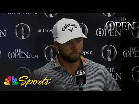 Sam Burns reflects on record-tying Round 2 at The Open Championship | NBC Sports