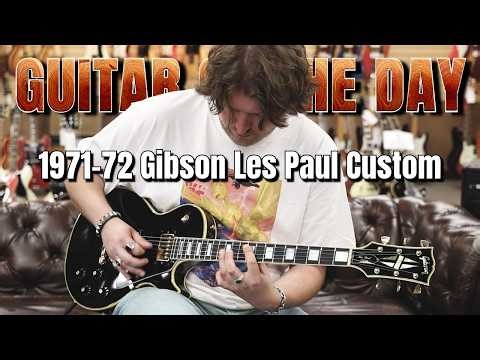 1971-72 Gibson Les Paul Custom Black Beauty | Guitar of the Day