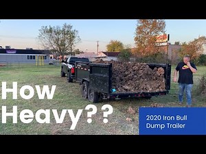 Iron Bull Dump Trailer putting in work.