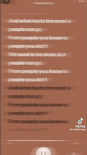 people you know - selena Gomez (speed up) from people you know to people you don't