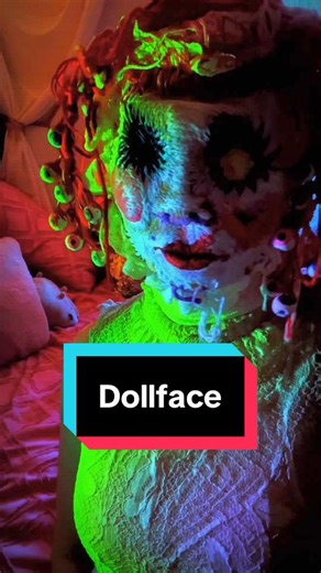 I guess sometimes horror shorts can have happy endings... don't get used to it. One of these girls is named Dollface but I haven't decided which. #horror #hopecore #masking #surreal