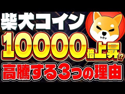 【柴犬コイン(SHIB)】10万円で億確定!?ビットコインやリップルよりもシバイヌコインが今後稼げる理由を徹底解説!!【仮想通貨】【最新情報】