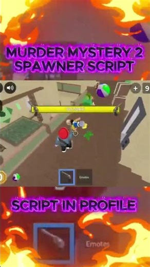 🔪 Murder Mystery 2 Item Spawner Script Clip #murdermystery2 #scriptmurdermystery2 #roblox