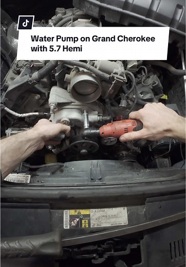 Water Pump Repair on Grand Cherokee Hemi Engine