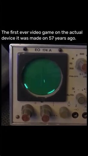 🎮 The FIRST Video Game Ever! 😳 57 Years Ago 🤯 #technology #games #game