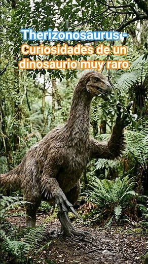THERIZINOSAURUS - curious facts about a very strange dinosaur #dinosaurs #therizinosaurus