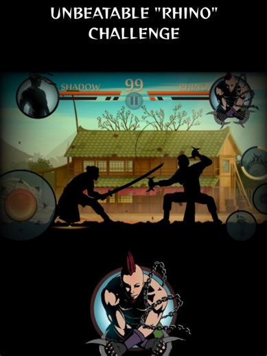 Shadow Fight 2 Special Edition: Epic Battle with Rhino