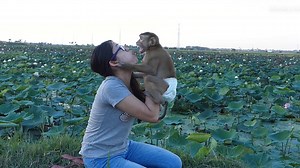 54K views · 4.1K reactions | The Most Funniest!! Dodo Open Big Mouth To Get Oxygen When Mom Burping, Dodo Happy Outside | Monkey Dodo | Facebook