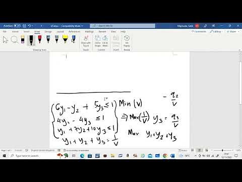 Game Theory Mixed Strategies : Solving m x n Matrix using LPP where m , n bigger than 2