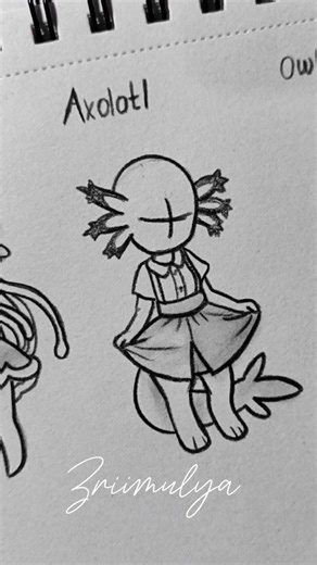 How to draw Humanoid animals #drawing #art #tutorial #howtodraw #shorts