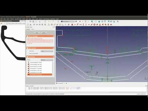 FreeCAD tutorial 2 - Making a bike rim. Pt1 of 2