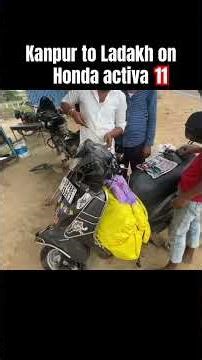 KANPUR TO LADAKH ON HONDA ACTIVA | PART - 11 | #shorts #viral #youtubeshorts #kanpur