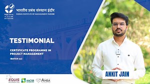 #Testimonial | Ankit Jain, a participant from Batch 11 of the...