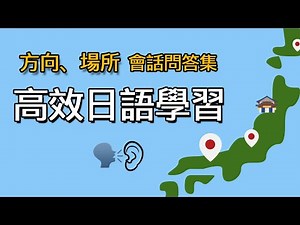 Japanese Directions/locations practice| how to ask and answer (multi-languages sub)