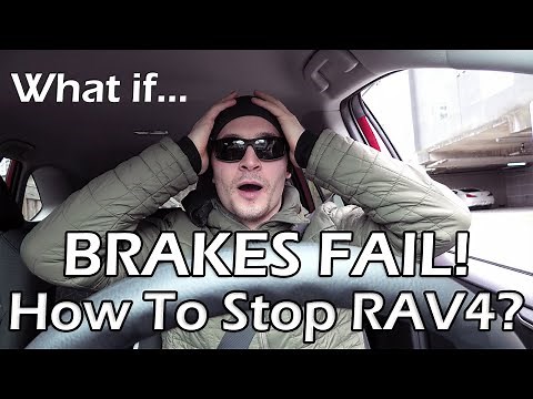 Toyota RAV4 (2019-2025): How To Stop RAV4 If Brakes Fail, Using Emergency Electric Parking Brake.