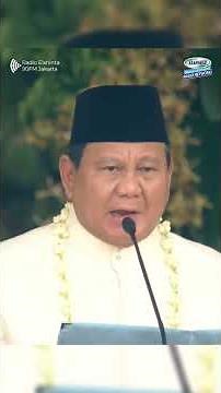 MOMEN PRESIDEN PRABOWO BACAKAN TEKS PROKLAMASI DI UPACARA HUT KE-80 RI