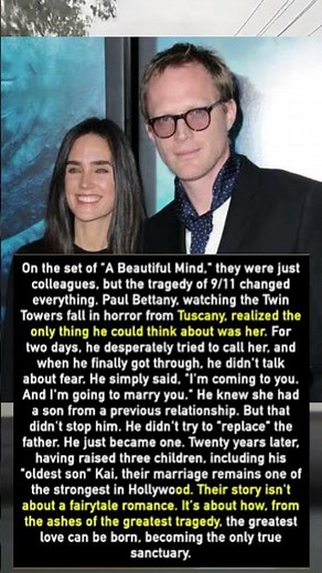 aul Bettany & Jennifer Connelly: A Marriage Born From Tragedy