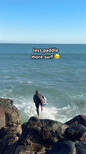FASTEST WAY to the waves 😁