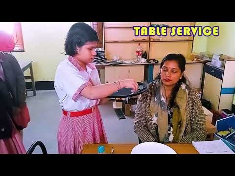 Food Service on the Table | Practical Exam Demonstration! 19.12.25