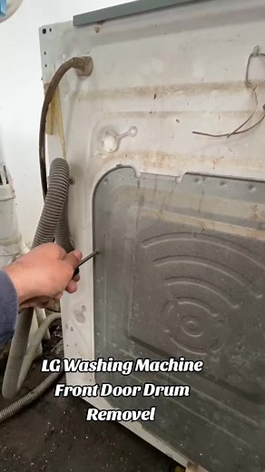 LG Washing Machine Front Door Drum Removal Guide