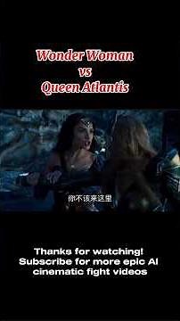 OMG! 🤯 Hollywood is Cooked! Wonder Woman vs Mera AI Battle #ai #dc #aifights