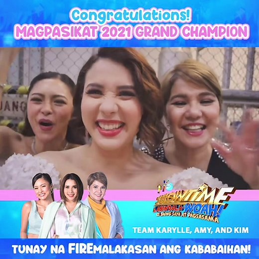 Team Karylle, Amy, and Kim - Magpasikat 2021 Grand Champions