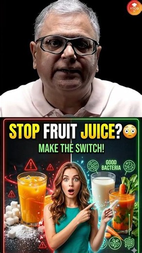 What Should You Drink? 🥛🥕 | Milk vs Fruit Juice | Health Tips by Prashant Desai #shorts