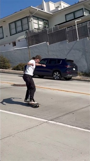 Thought I was getting kicked out😂 Full video on my channel! #skateboarding
