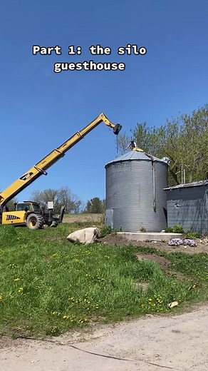 Renovating an Old Grain Silo into a Unique Guesthouse
