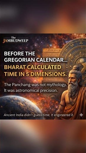 5000 Years Ago, Bharat Calculated Time in 5 Dimensions! 🤯 #shorts