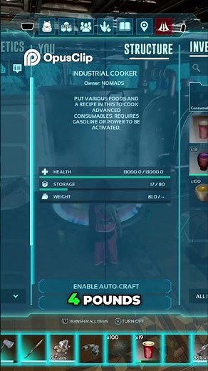 Game Character's Inventory Hotbar Setup, Stacking, and Weight Explained!
