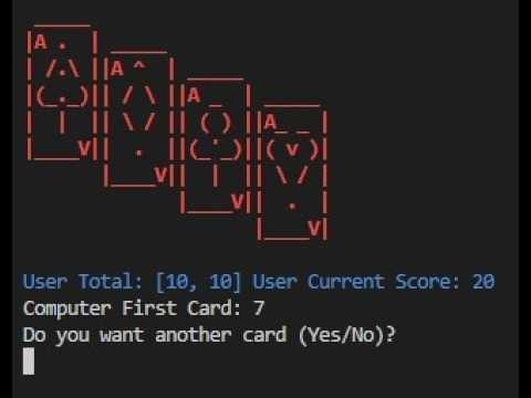Python Blackjack Program