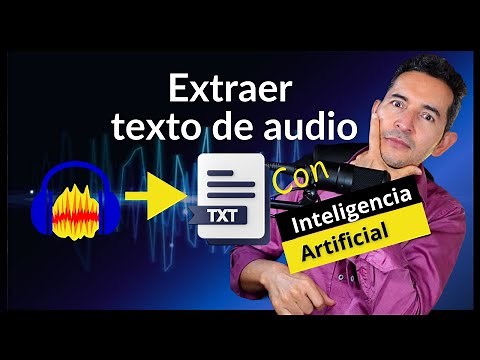 🔵 How to extract text from audio (Audacity with AI)