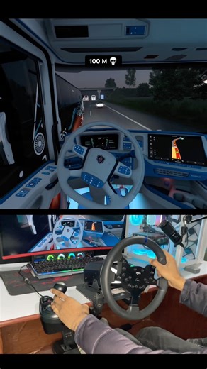 100 M 🙂💀 #shorts #eurotrucksimulator2 #ets2 #youtubeshorts #shortvideo