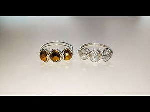 HOW TO MAKE A RING 3 ABALORIES