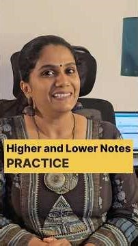 Exercise for higher and lower notes practice / Pyramid exercise / Carnatic #classicalmusic