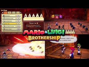 Mario & Luigi: Brothership - Monster Mania: Level 4 Super Easy Guide (Bob-omb Counters)