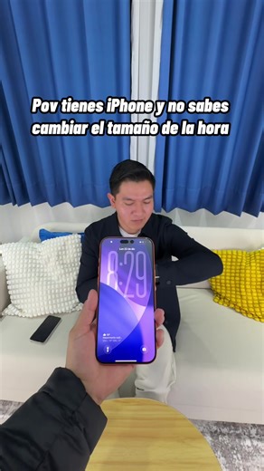 Cómo cambiar el tamaño de la hora en tu iPhone
