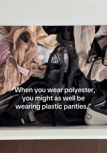 Plastic panties!?! 😖 #sustainability #ecofriendly #sustainablefashion