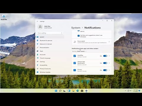 How To Enable or Disable AutoPlay Notifications In Windows 11